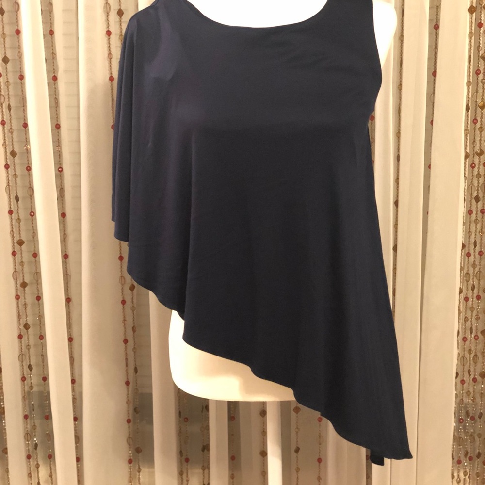 NWT White house black market navy cap sleeve